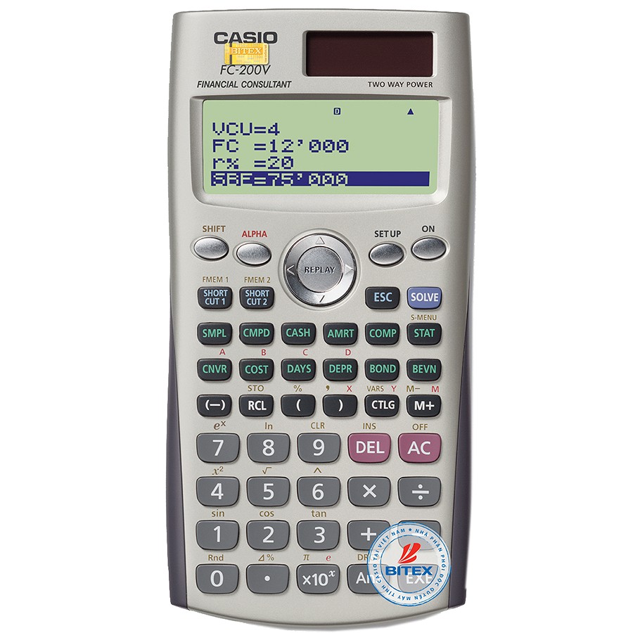 Máy tính casio FC-200V