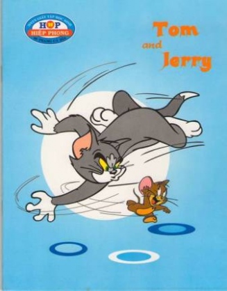 Tập vở hiệp phong 96 trang ĐL70 4ôly, 5ôly kẻ ngang Tom & Jerry