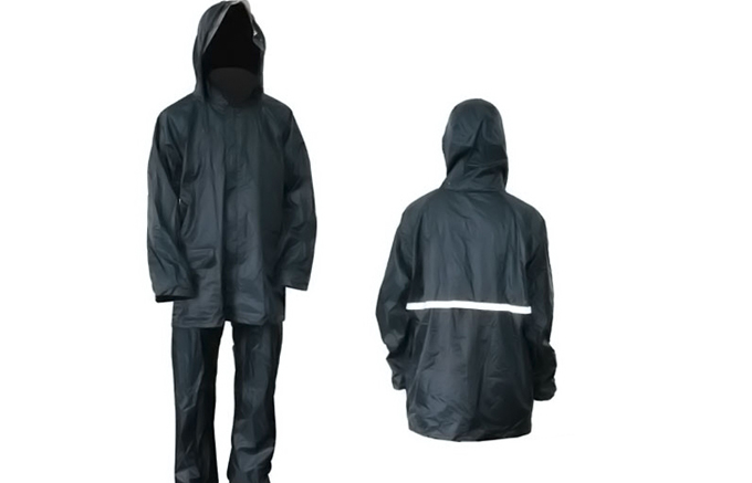 Áo mưa bộ vải dù 2 lớp 1x (55-60kg) loại 1