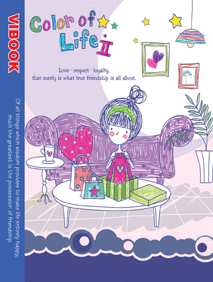 Tập ViBook 200Trang Color of life in caro