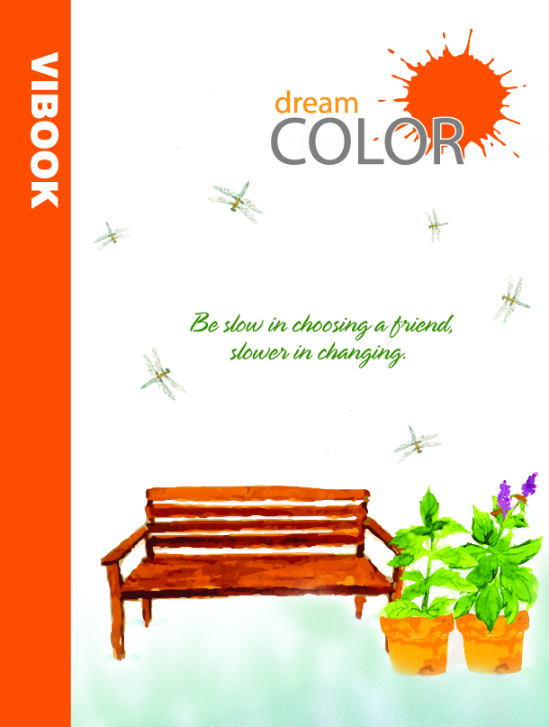 Tập ViBook 96 trang Color of life in caro