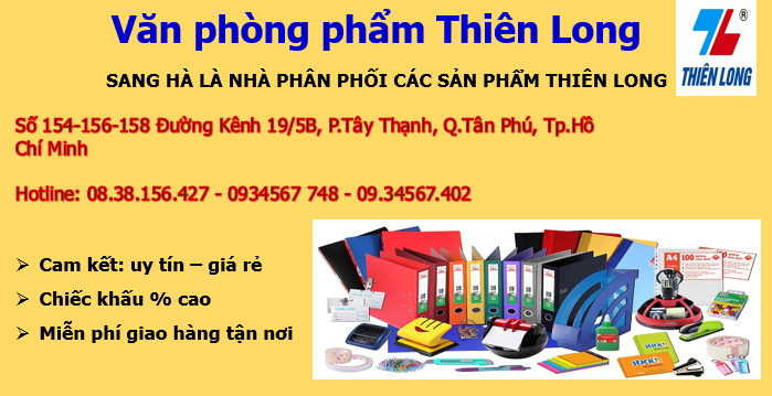 văn phòng phẩm thiên long